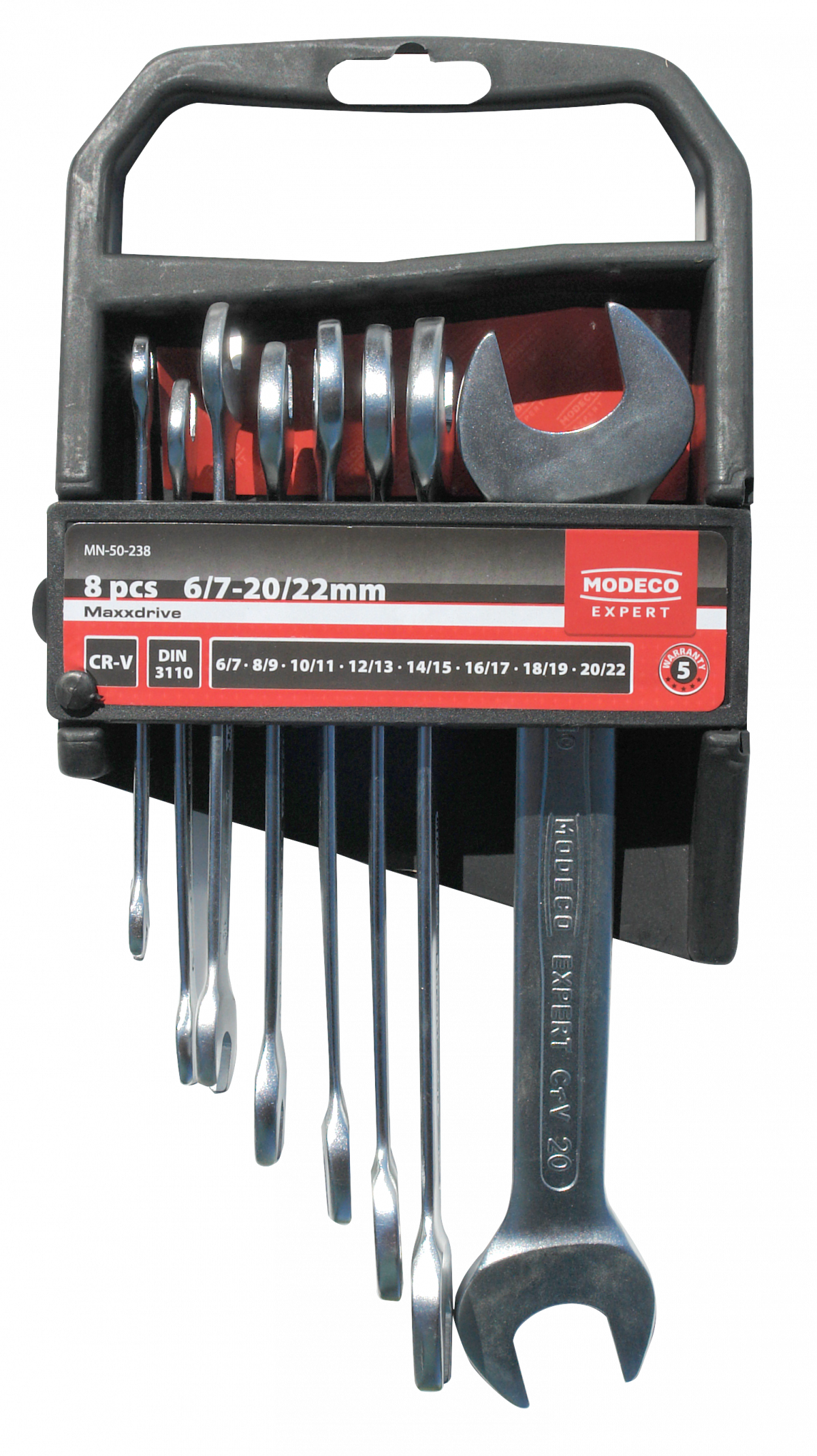 MN-50-238 Open-end wrench set 8 pcs